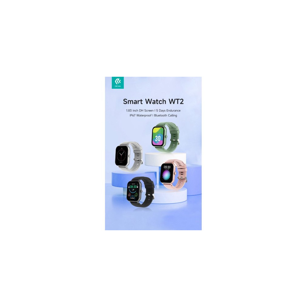DEVIA Smart Watch WT2 IP67 modello ZL54C Silver