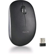 NGS MOUSE WIRELESS 2.4 GHZ,CON ROTELLA, SILENZIOSO, USB NANO, NERO