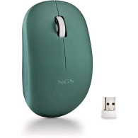 NGS MOUSE WIRELESS 2.4 GHZ,CON ROTELLA, SILENZIOSO, USB NANO, VERDE
