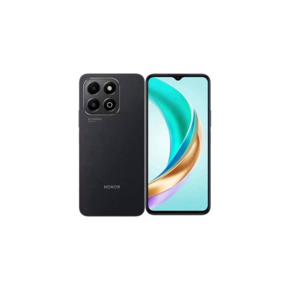 SMARTPHONE HONOR X6A 6.5" 128GB RAM 4GB DUAL SIM MIDNIGHT BLACK ITALIA 