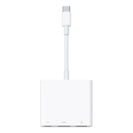 APPLE ADATTATORE MULTIPORTA DA USB C AD AV DIGITALE BIANCO