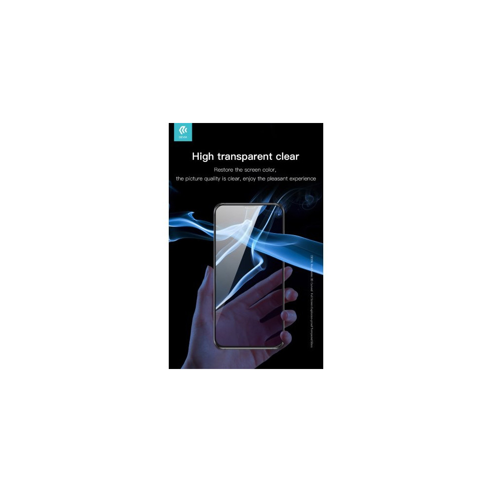 Devia Pellicola in vetro temperato Full 3D iPhone 11 Pro Max Nera