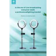 Devia Supporto smartphone e luce regolabile 12 pollici Bianco