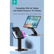 Devia Supporto pieghevole in metallo con rotazione 360Â° per tablet