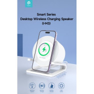 Devia Supporto carica wireless luce RGB e cassa acustica bluetooth