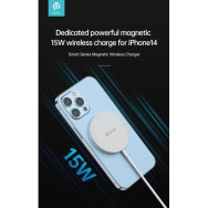 Devia Caricatore Magnetico Mag-Safe per iPhone 3A. 15W. Qi