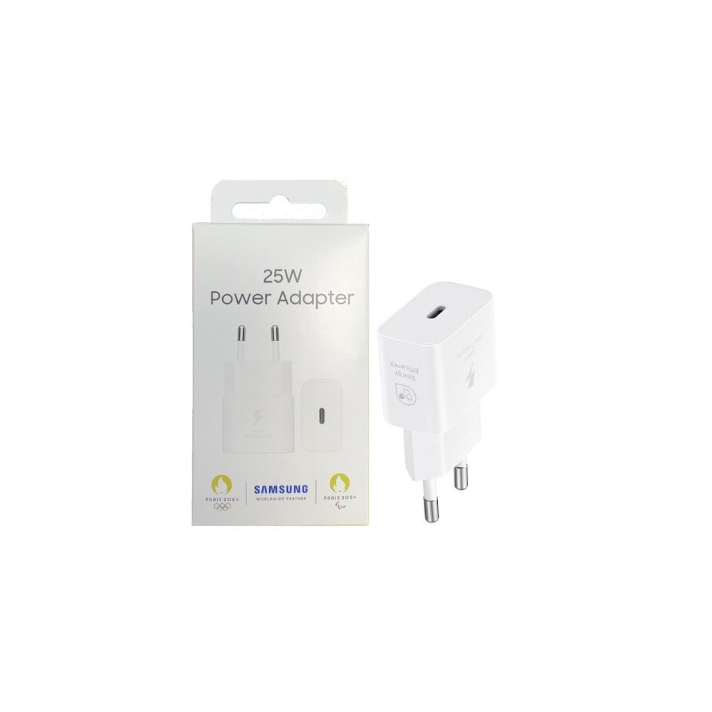 Caricabatteria Originale Samsung EP-T2510NWE 25W Bianco