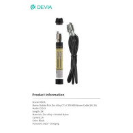 Devia Cavo Bubble Fish Tipo-C - Tipo-C 60W PD in lega di zinco