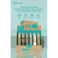 Devia Espositore 30 cavi in fibra di paglia biodegradabili