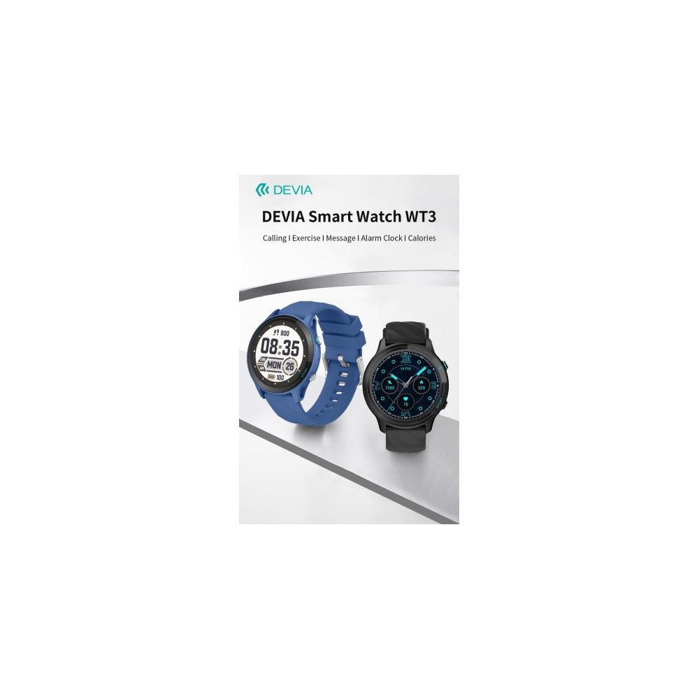 DEVIA Smart Watch WT3 IP67 modello Z123 Blu