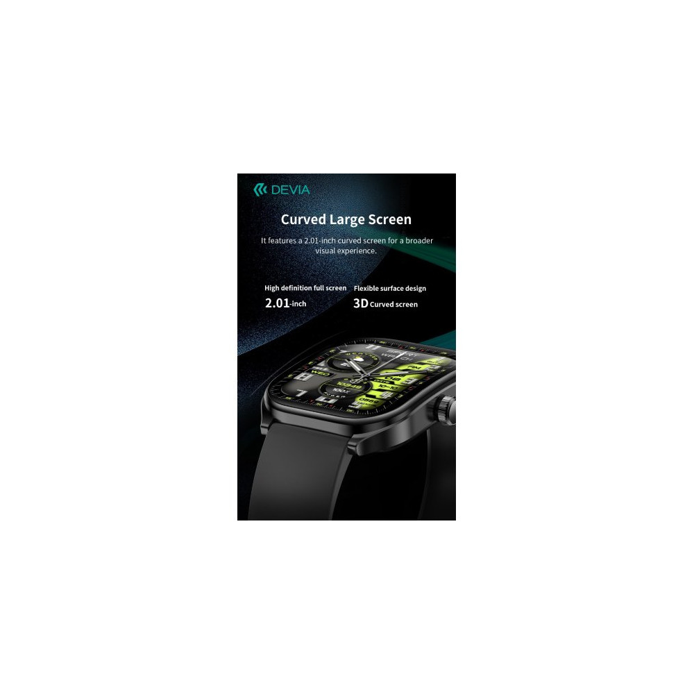 DEVIA Smart Watch WT4 IP67 modello JX627J Nero