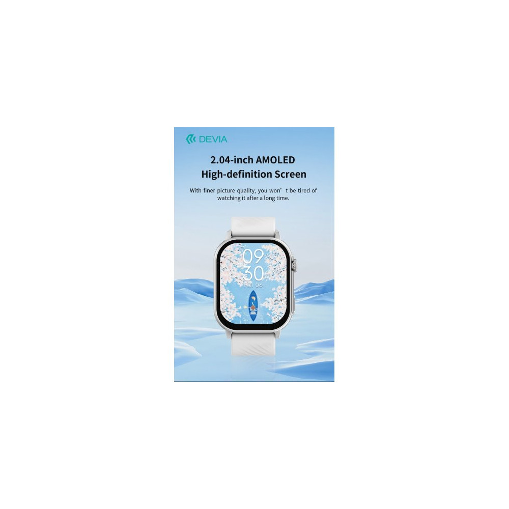 DEVIA Smart Watch AMOLED Pro2 IP67 modello ZL94 Silver
