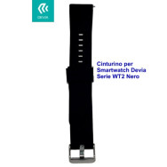 Cinturino per smartwatch Devia Serie WT2 Nero