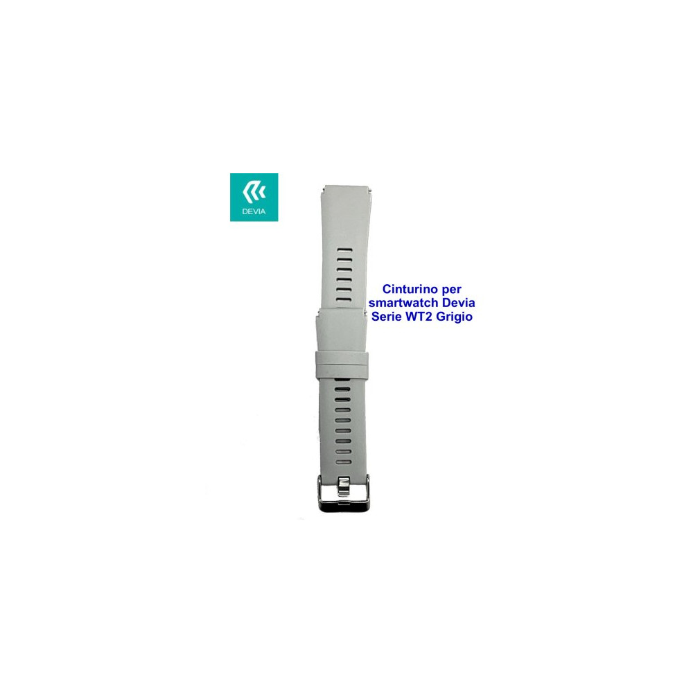Cinturino per smartwatch Devia Serie WT2 Grigio
