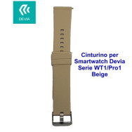 Cinturino per smartwatch Devia Serie WT1 / Pro1 Beige