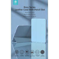 Devia Cover Rosy per iPad 10 10.9 2022 con supporto Pencil Azzurra