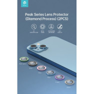 Devia Proteggi lenti diamantate per iPhone14&14 Plus Cornice Nera