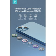 Devia Proteggi lenti diamantate per iPhone14&14 Plus Cornice Rosa