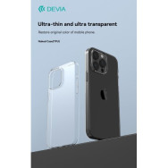 Devia Cover Trasparente Morbida in TPU per iPhone 15 Pro