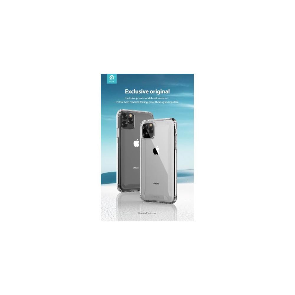 Devia Cover Defender2 Alta Protezione Trasparente iPhone 11 Pro