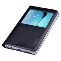 Devia Cover Samsung S6 Edge+ Plus con Finestra Touch Colore Nera