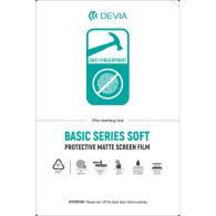 Devia Pellicole 12x18 Anti Shock e Impronte Opaca Basic Soft 50 pz