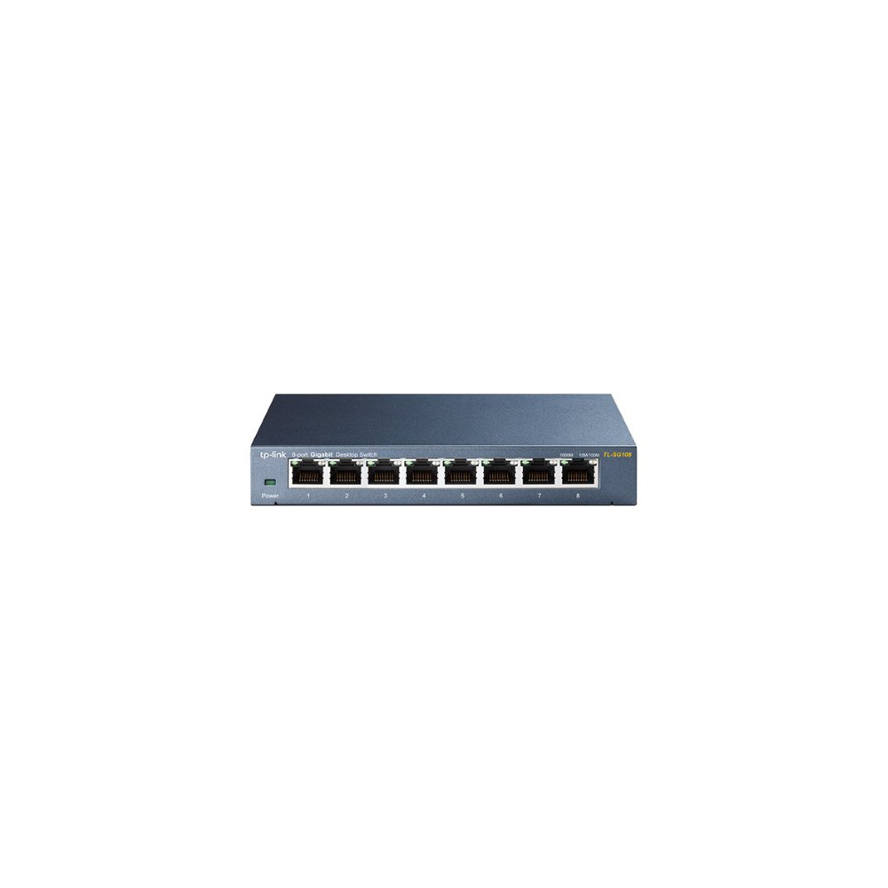TP-Link Switch 8 Porte Gigabit 10/100/1000 Mbps Plug & Play TL-SG108