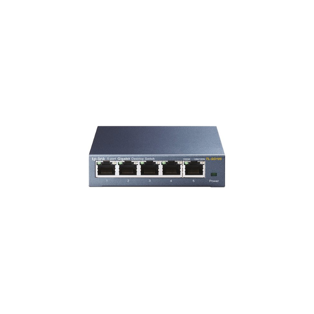 TP-Link Switch 5 Porte Gigabit Plug & Play case in acciaio TL-SG105a