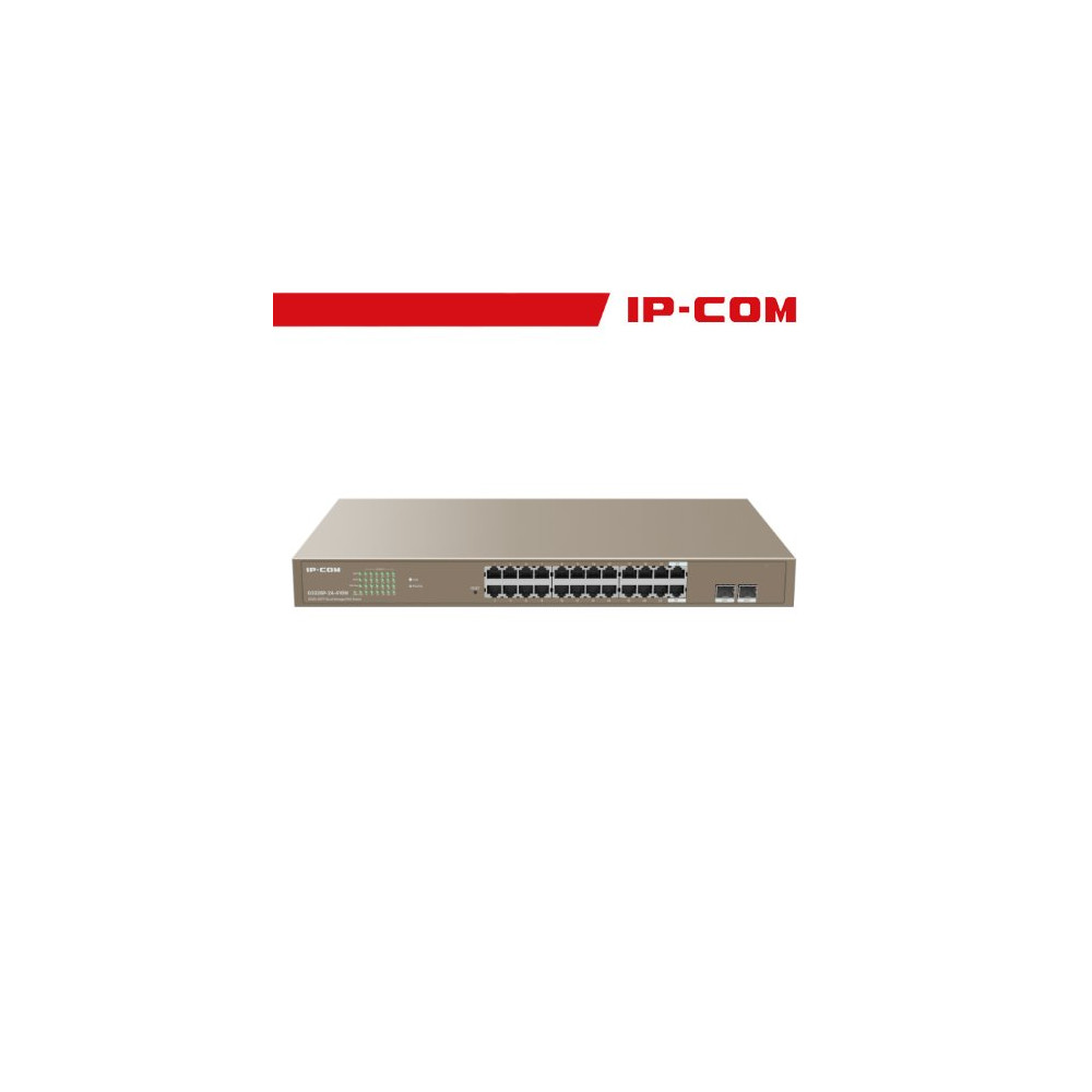 IP-COM Switch PoE Cloud Managed 24 port GE + 2SFP - G3326P-24-410W