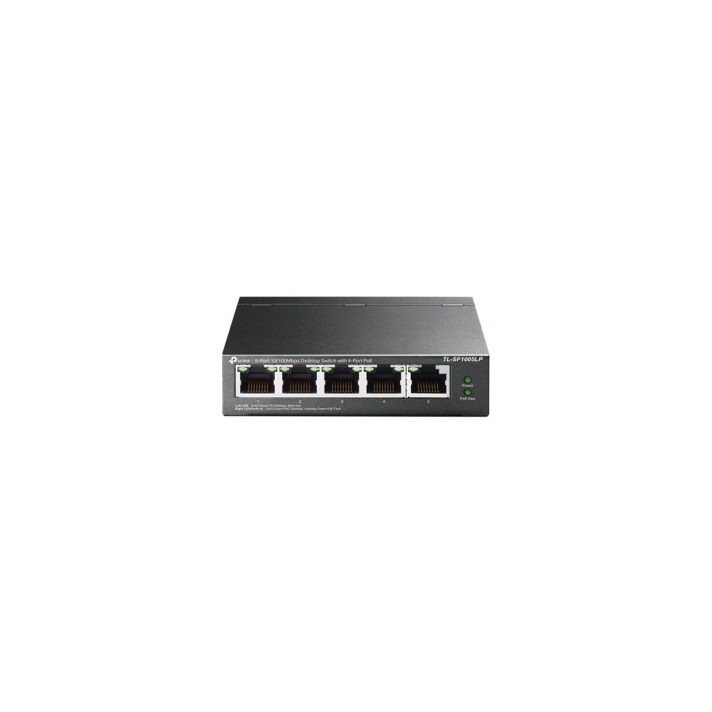 TP-Link Switch Desktop 5 porte 10/100Mbps con 4-Port PoE TL-SF1005LP