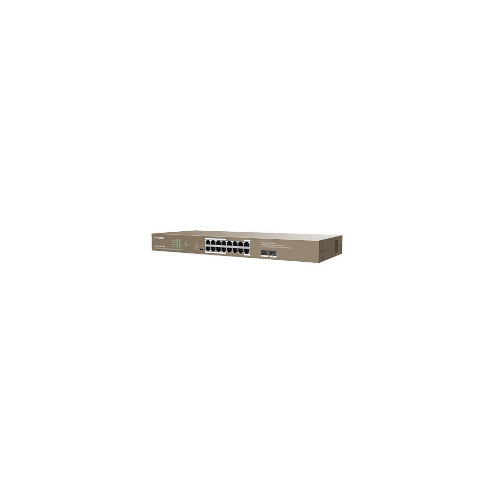 IP-COM Switch Unmanaged 16GE+2 SFP a 16 porte 10/100/1000Mbps