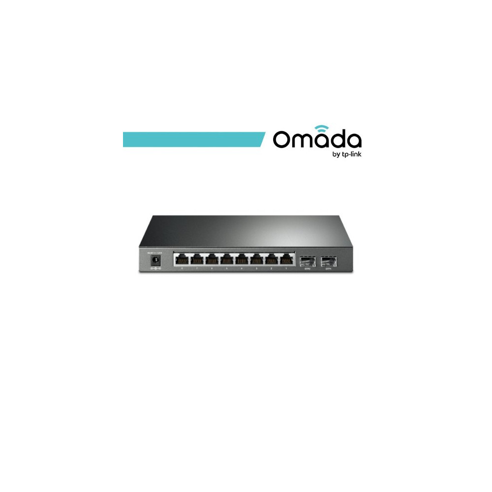 Omada Smart Switch JetStream Gigabit 8 Porte PoE+ 2 SFP - SG2210P
