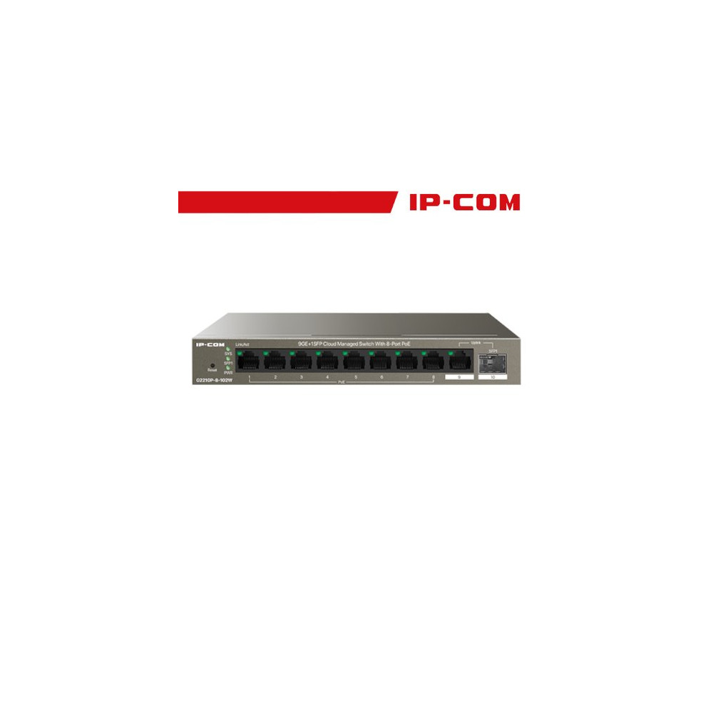 Switch IP-COM G3210P 8 porte PoE Gigabit