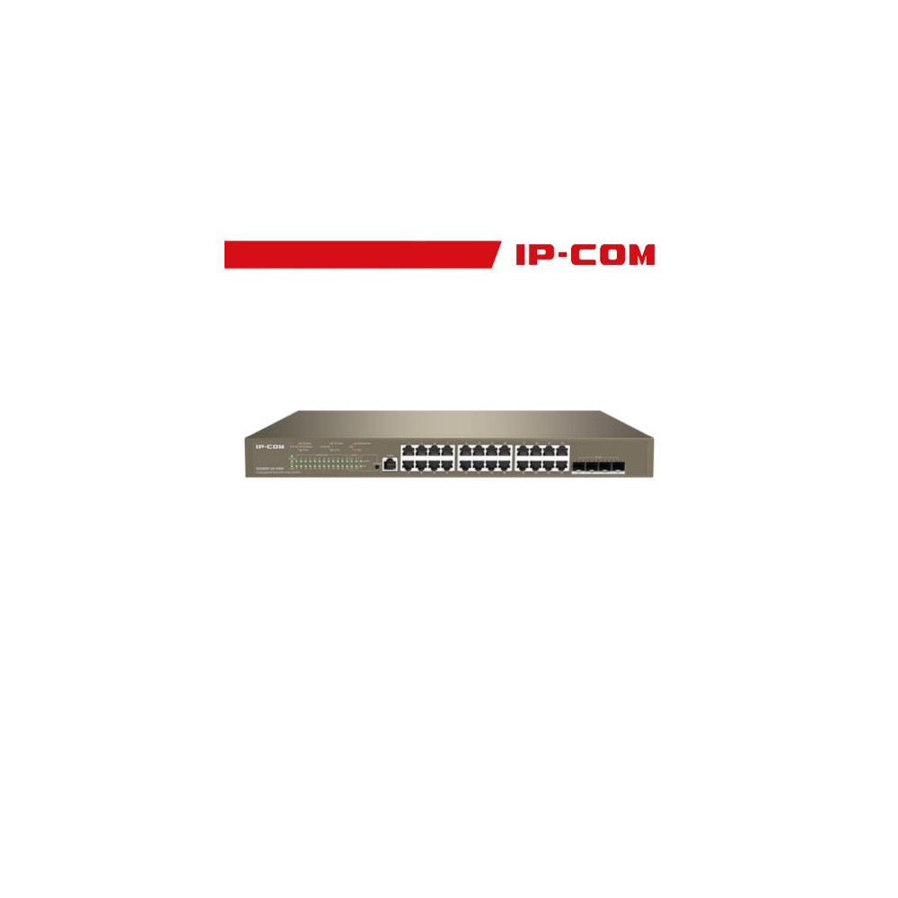 IP-COM Switch PoE Cloud Managed 24 port GE + 4 SFP+ G5328XP-24-410W