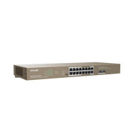TENDA Switch 16-Porte PoE 16GE+2SFP - 250W