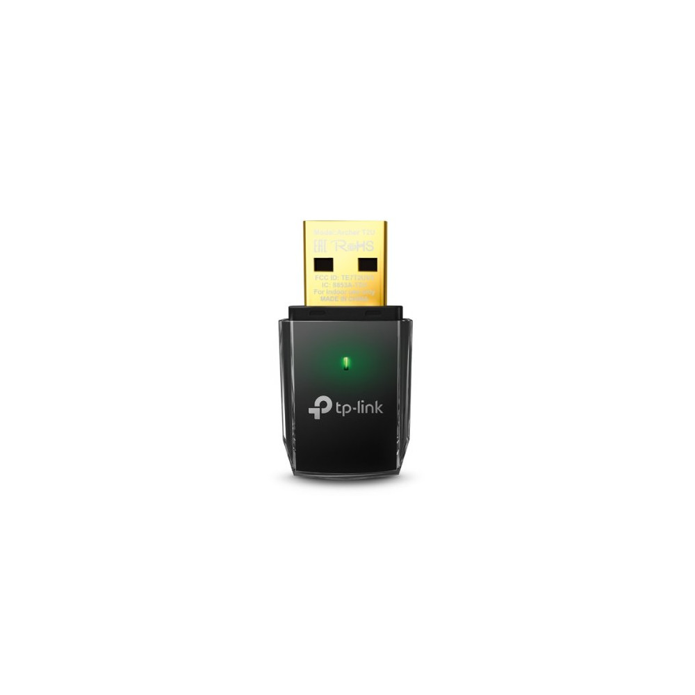 Scheda Wireless USB Dual Band AC600 TP-Link Archer T2U