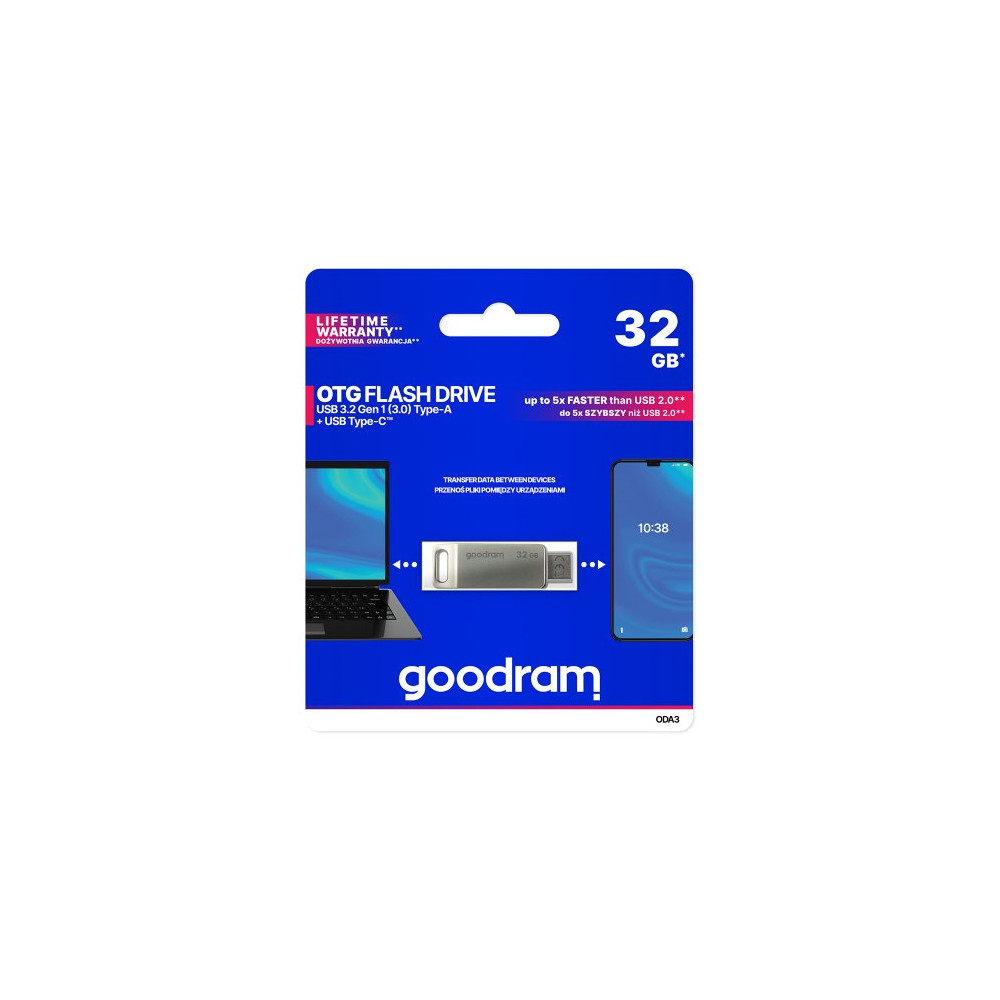 GoodRAM DUALDRIVE OTG 32GB USB 3.2 + type C