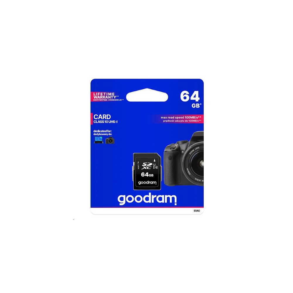 GOODRAM Scheda SD 64GB SDXC GoodRAM - blister retail