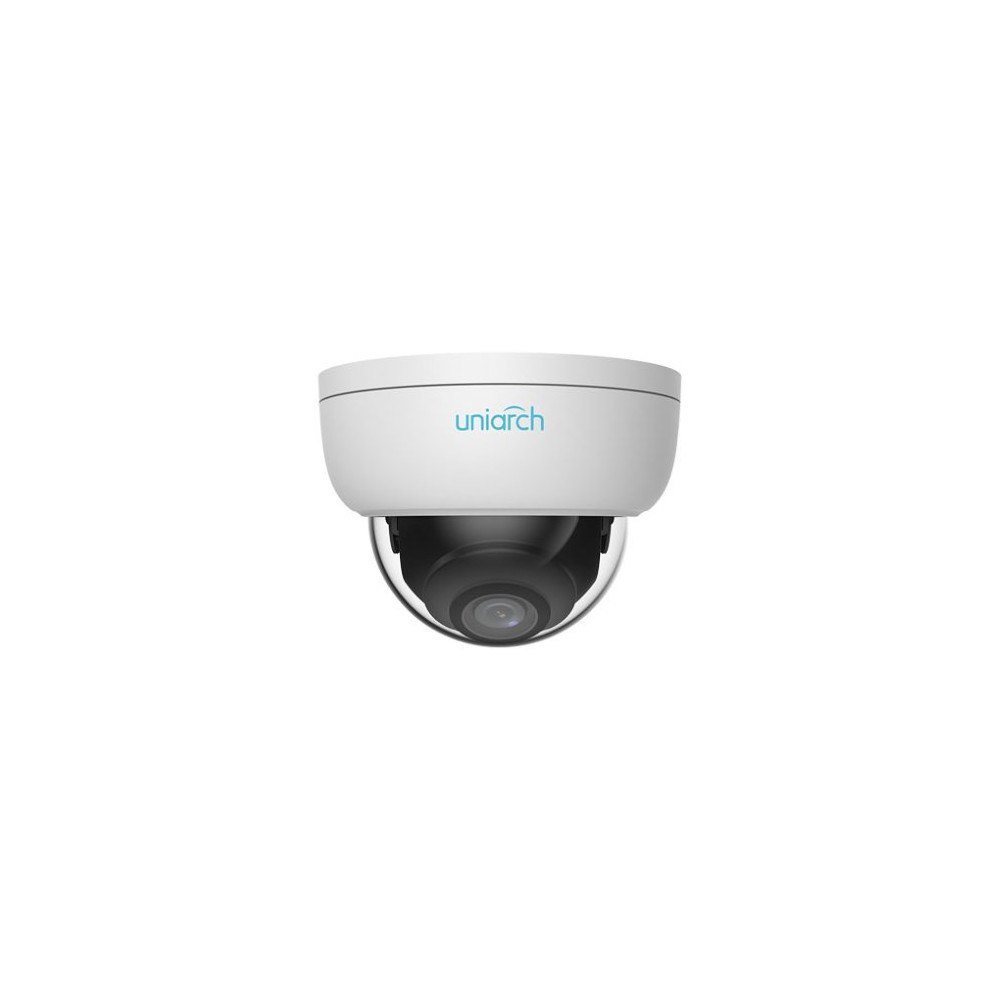 3MP Uniarch Minidome IPCamera, Ottica 4.0mm Ik10 Audio, no POE
