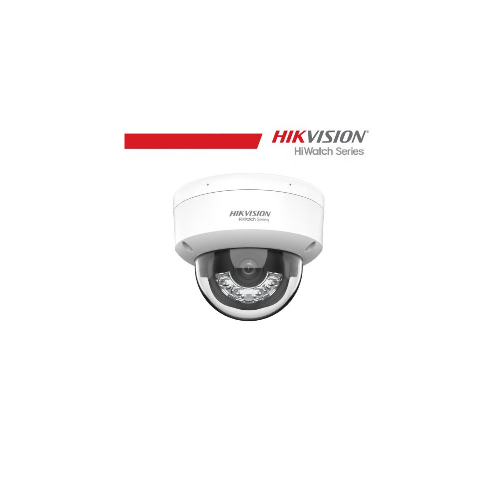 HiWatch Hikvision Videocamera Dome IP 4MP 4.0mm SmartLight - HWI-D140HA-LU(4mm)