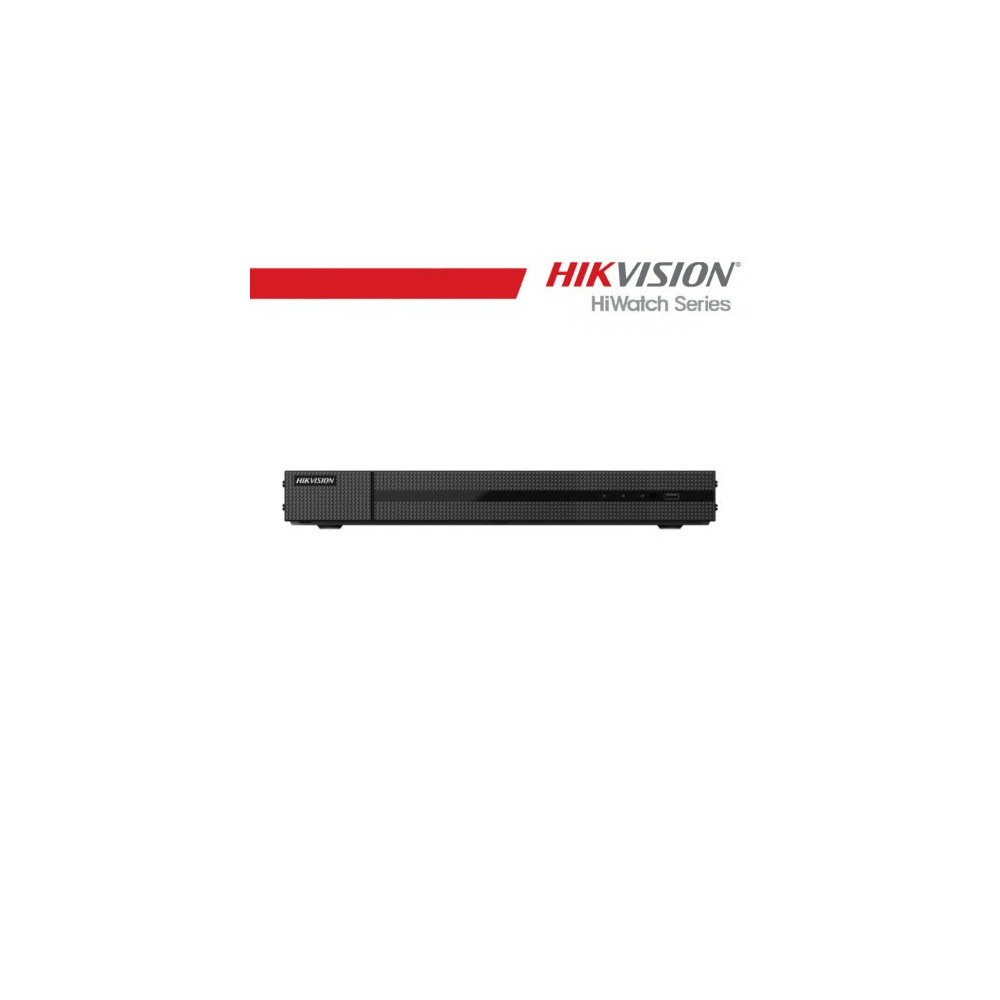 Hikvision-HiWatch NVR 8 canali 8 PoE 4K, 2 HDD, 80/160Mbps - HWN-5208MH-8P(AI)