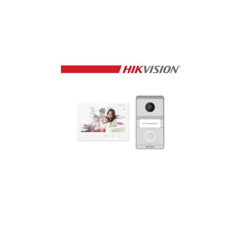 Hikvision Kit videocitofono analogico a 2 cavi - DS-KIS101-P/Surface