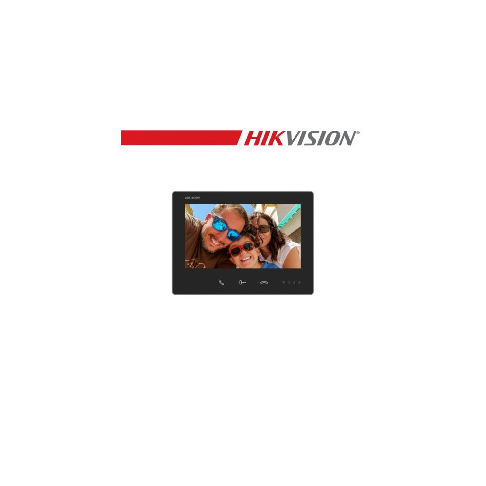 Hikvision Stazione interna HD a 2 fili nera - DS-KH7300EY-WTE2