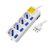 Propart Multipresa 4pos bipasso/schuko spina16A +interr. multipli nuovo modello