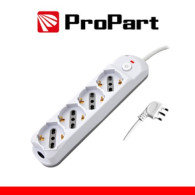 Propart Multipresa 4pos bipasso/schuko + interrutt nuovo modello
