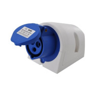 Propart Presa a muro Indust. CEE 16A-6h 2P+T 220-250V IP44