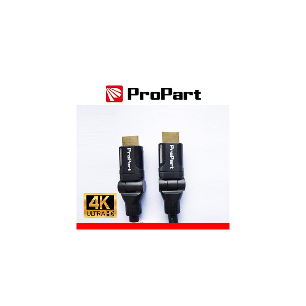 ProPart Cavo HDMI 2.0 High Speed 4K 3D Ether conn. 360Â° 3m SP-SP NER