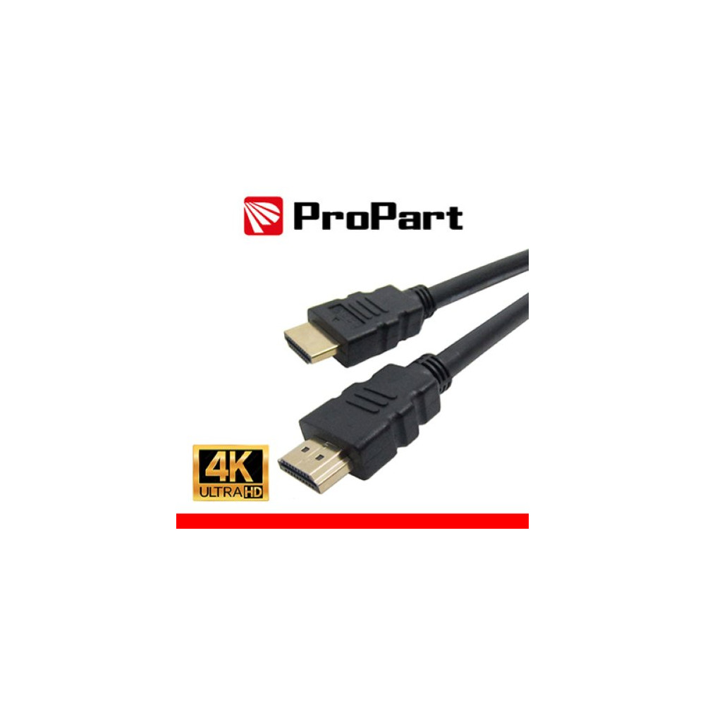 ProPart Cavo HDMI 2.0 High Speed 4K 3D con Ethernet 5m SP-SP NERO