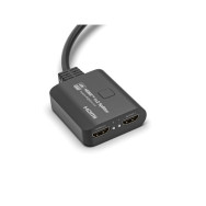 Propart Splitter HDMI 1x2, 18G HDCP2.3, 4K@60Hz, Downscaler On-Off