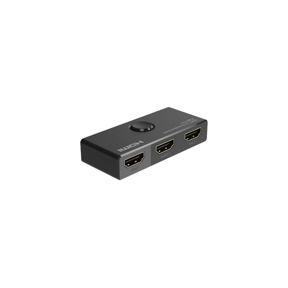 Propart Switch HDMI 2x1, Splitter 1x2, 2 Bidirezionali, 4K@60hz